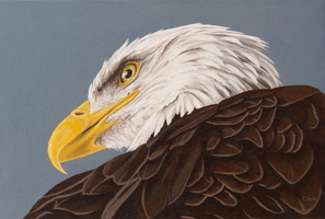 Above The Trail - 12"x18" acrylic on canvas