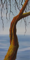 Sunlit Beside The Sea - 12"x 24" acrylic on canvas