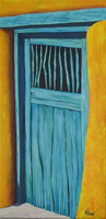 To The Shady Garden - 20"x10" acrylic on canvas